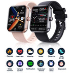 GlucoWatch Health Monitoring Smartwatch with Heart Rate and Sleep Tracking