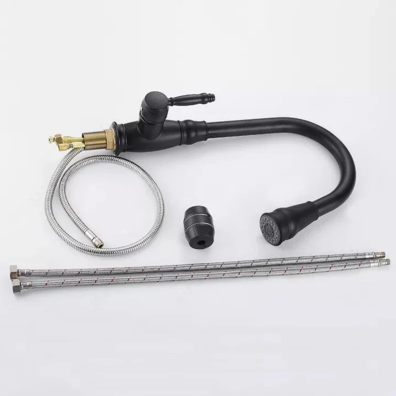Ashby - Retractable kitchen faucet