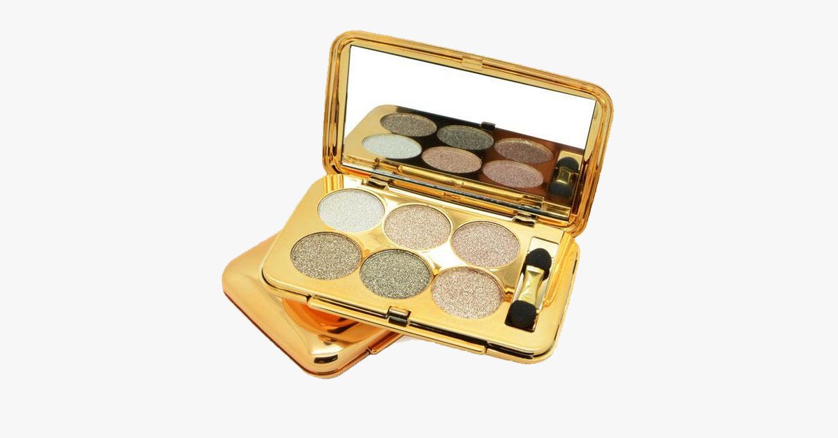 6 Colors Crushed Shine Palette