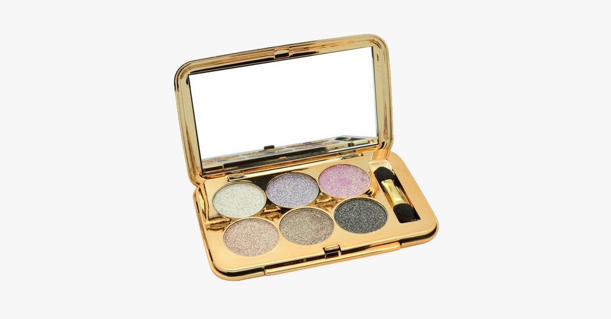 6 Colors Crushed Shine Palette