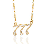 Zirconia English Numbers Necklace – Seraphina