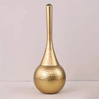 GOLDENLUXE – Sculpted Toilet Brush with Elegant Metallic Design for Modern Bathrooms