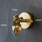 Solid Brass Animal Wall Hooks with Decorative Gold Finish for Home Storage
