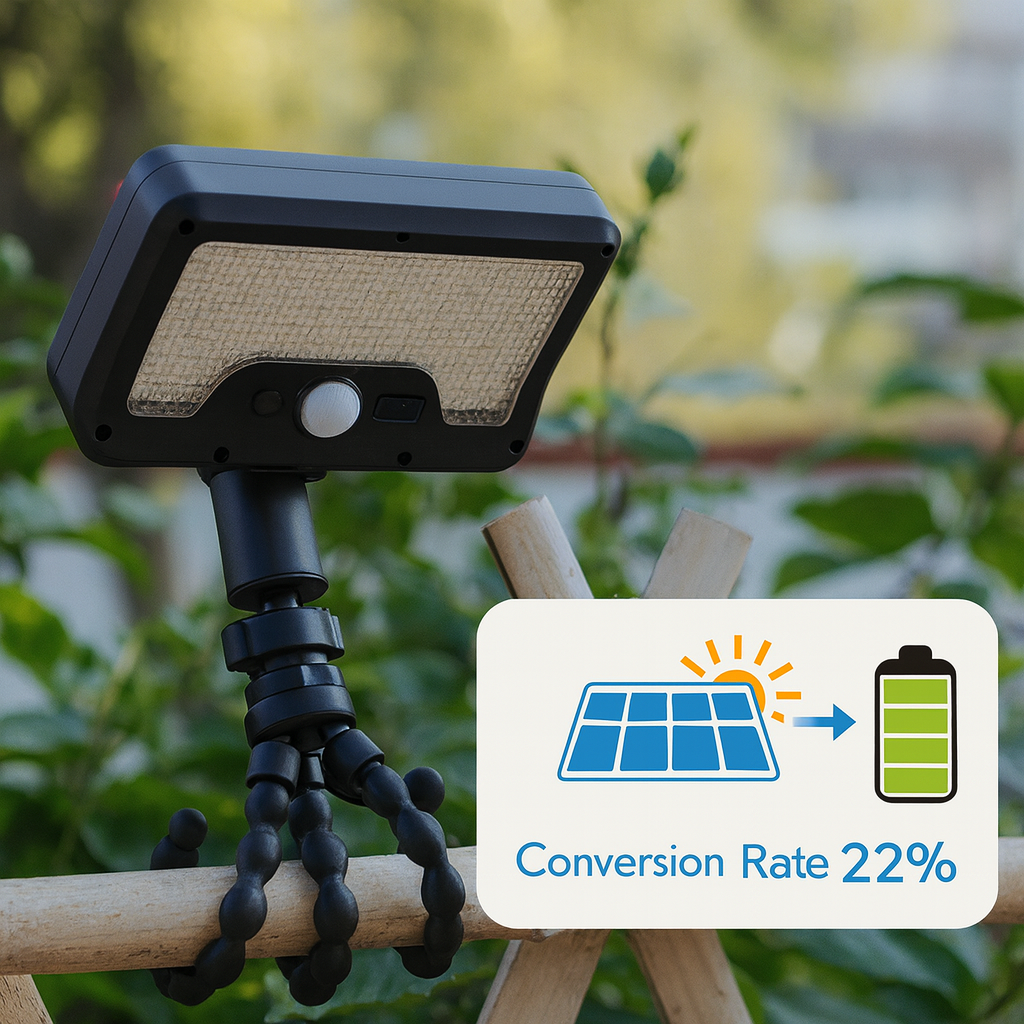 Flexible Tripod Solar Powered Motion Sensor Outdoor Light