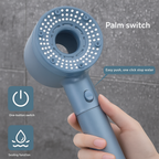 Handheld High-Pressure Showerhead with 5 Spray Modes and One-Button Water Stop