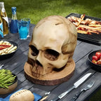 Gothic Skull – Handmade Knife Holder for Dark Kitchen Aesthetics