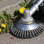 Carbon Steel Weed Brush Trimmer with 11.5 cm Diameter for Garden Edges