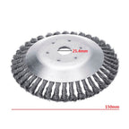 Carbon Steel Weed Brush Trimmer with 11.5 cm Diameter for Garden Edges
