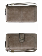 Stylish Leather Wallet with Wristband