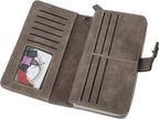 Stylish Leather Wallet with Wristband