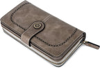 Stylish Leather Wallet with Wristband