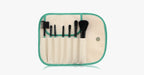 7-piece brush set White and Green