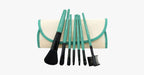 7-piece brush set White and Green