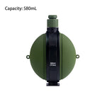 Foldable Silicone Water Bottle with Compass