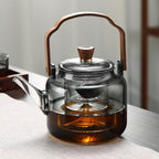 Grijzen Teekanne | Wood & Glass, Tea Maker