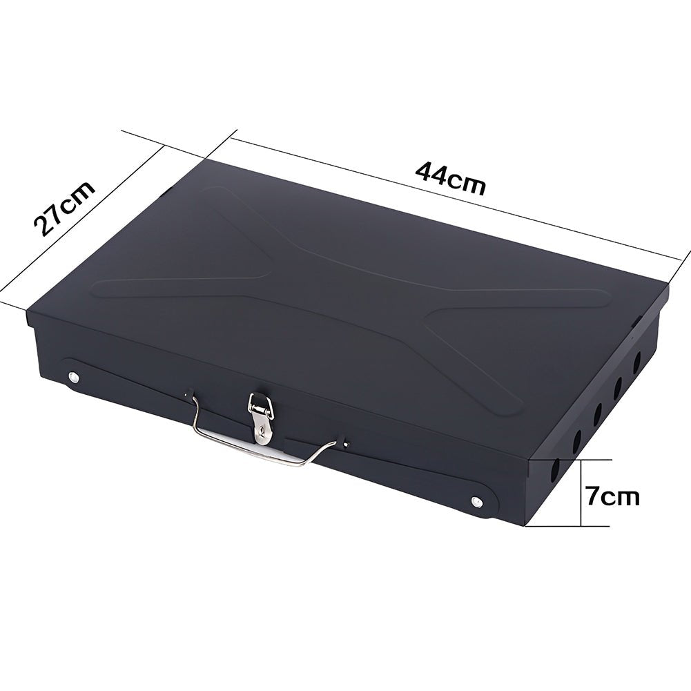 Grillmate Fold – Foldable Steel Suitcase Grill for Garden, Camping & Outdoor BBQ