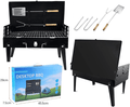 Grillmate Fold – Foldable Steel Suitcase Grill for Garden, Camping & Outdoor BBQ