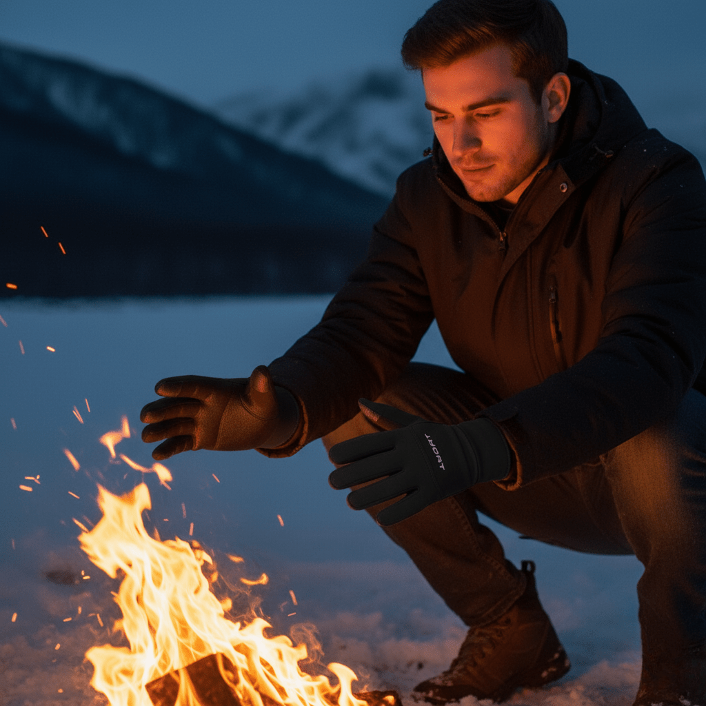 GRIPTHERM – Waterproof Thermal Football Gloves for Outdoor Sports