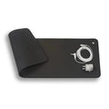Grounding mat made of carbon leather for electronic devices and health