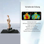 Grounding mat made of carbon leather for electronic devices and health