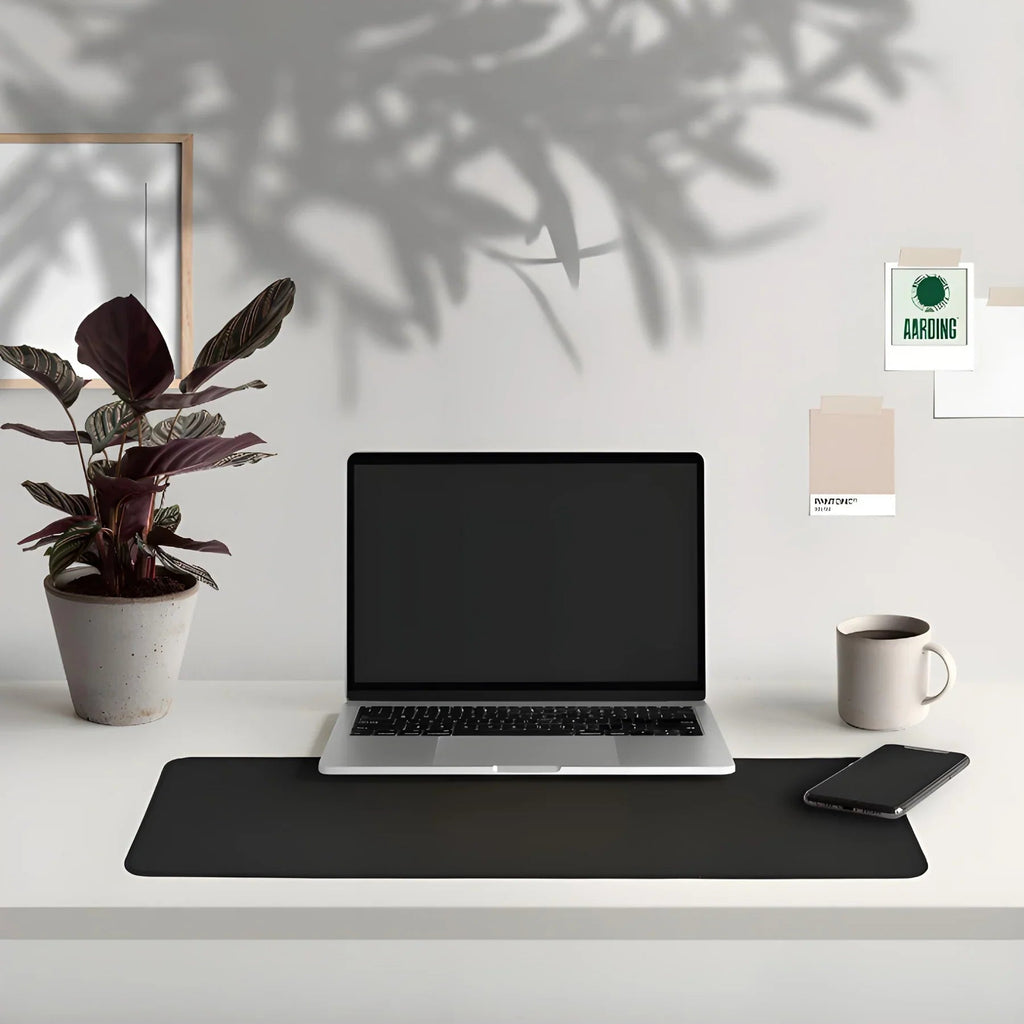 Grounding mat made of carbon leather for electronic devices and health