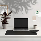 Grounding mat made of carbon leather for electronic devices and health