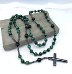 Orion Spiritual Necklace with Tiger Eye & Lapis Lazuli – Men's Rosary