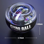 Gyropower Self-Starting Forearm Trainer – Gyroscopic Hand Exerciser for Grip Strength and Wrist Training