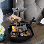 LeafFlow – Elegant Indoor Fountain with Leaf Design and Gentle Water Flow
