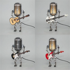 Guitar lamp - Robot lamp with guitar
