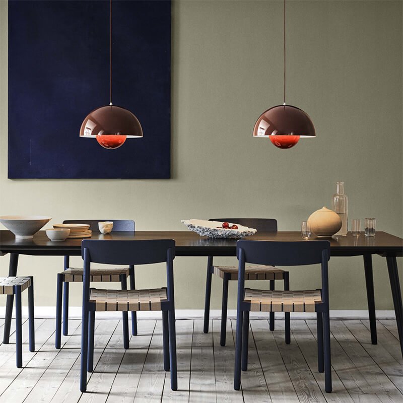 Half-round Macaron Scandinavian Lamp for a chic and cozy interior