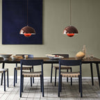 Half-round Macaron Scandinavian Lamp for a chic and cozy interior