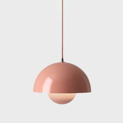 Half-round Macaron Scandinavian Lamp for a chic and cozy interior