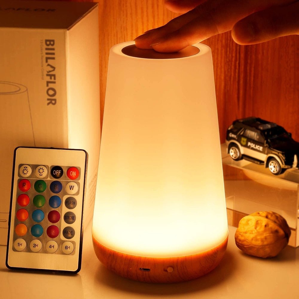 Halina Dimmable Battery Table Lamp with Touch Control Element