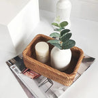 Handwoven Rattan Willow Basket for Storage