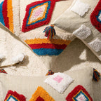 Handcrafted Moroccan Boho Style Cushion Cover