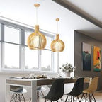 Handmade Wooden Pendant Lamp - RustikAura
