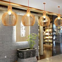 Handmade Wooden Pendant Lamp - RustikAura