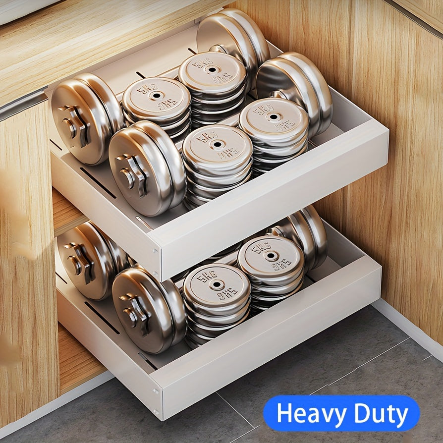 Lina Pull-Out Kitchen Cabinet Organiser – Space-Saving Sliding Pantry Storage Rack