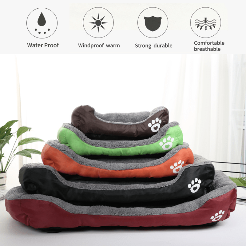 NAPPYNEST – Luxurious Cotton Dog Bed for Deep, Stress-Free Sleep
