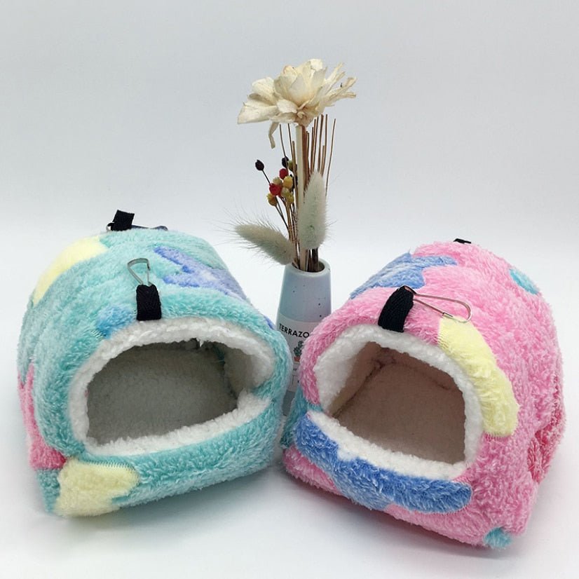 HARRYHAMSTER – Plush Hammock House for Hamsters & Small Rodents