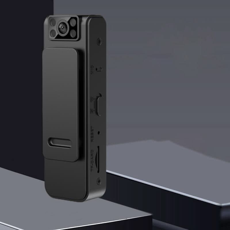 HD Magnetic Clip Camera with Wide-Angle Lens