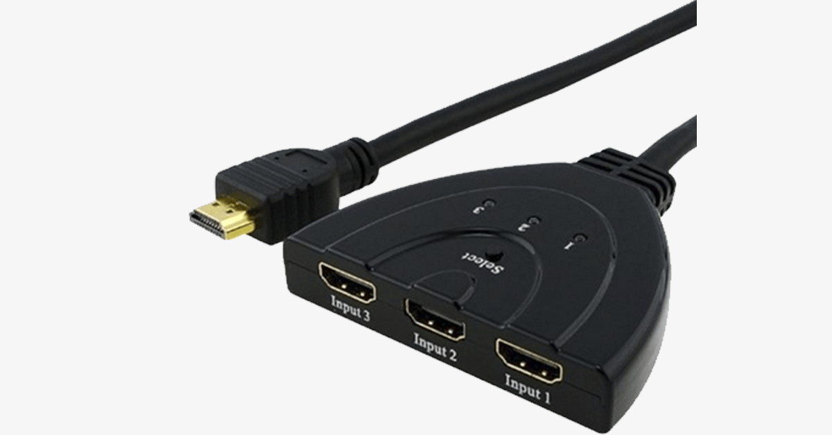 HDMI Switch 3*1 (3 Inputs*1 Output) Splitter Switch - Make life easier!
