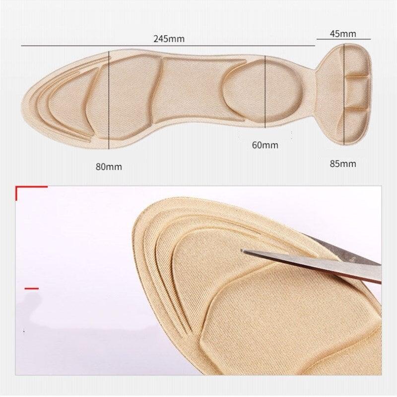 Heel protection insoles for shoes