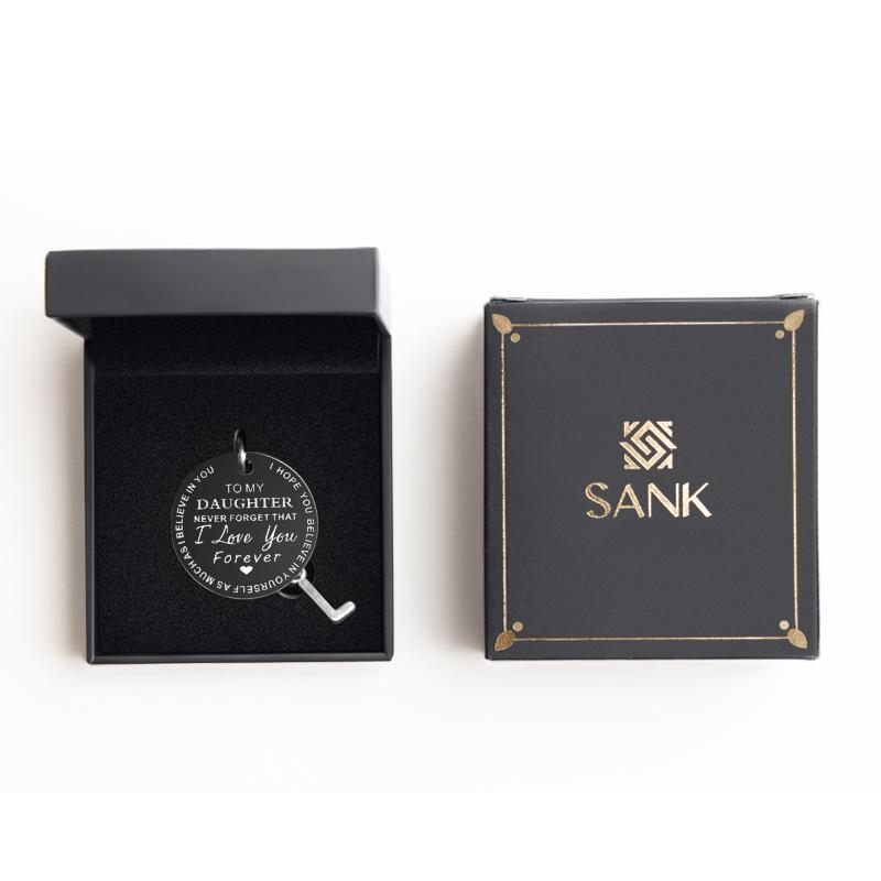 To my son/daughter keychain (BLACK)