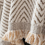 Sofa Cover Herringbone Pattern Protective Design