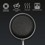 PANFORGE – Stainless Steel Non-Stick Pan with Hexa Surface