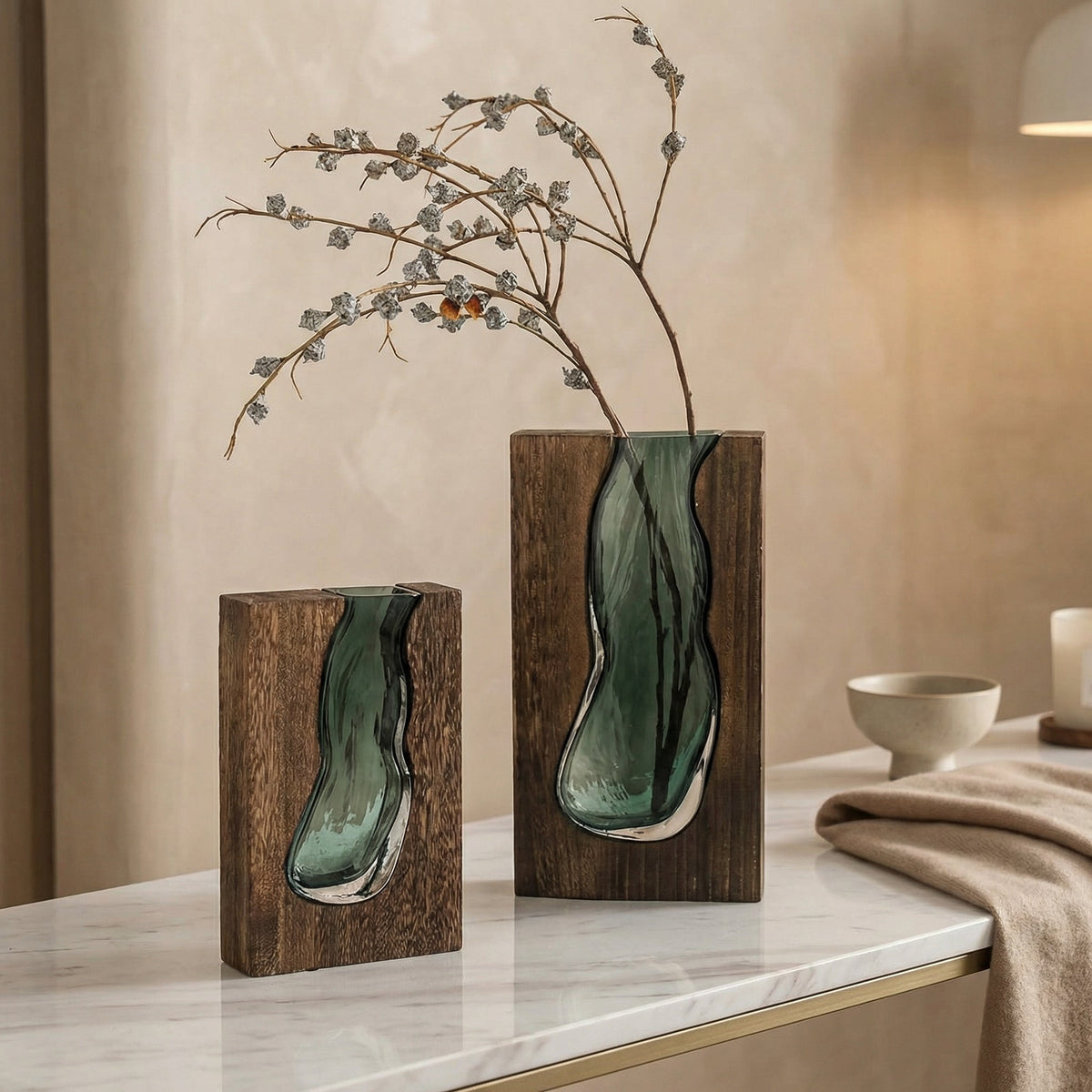Nordic Live Edge Vase