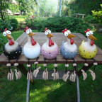 Happy Chicken – Playful Garden Chicken Decoration for Outdoors
