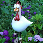 Happy Chicken – Playful Garden Chicken Decoration for Outdoors